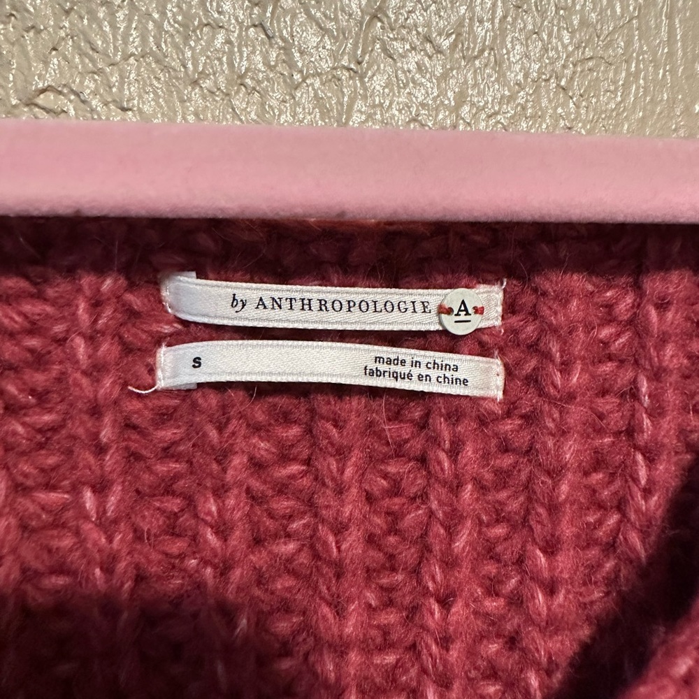 Anthropologie Ramona Cable Knit Sweater Size Small - Picture 6 of 8